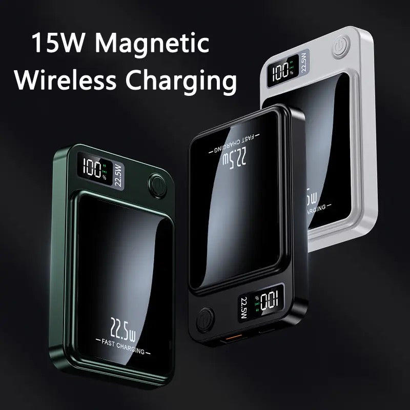 Magnetic + Wireless 15w Power-bank